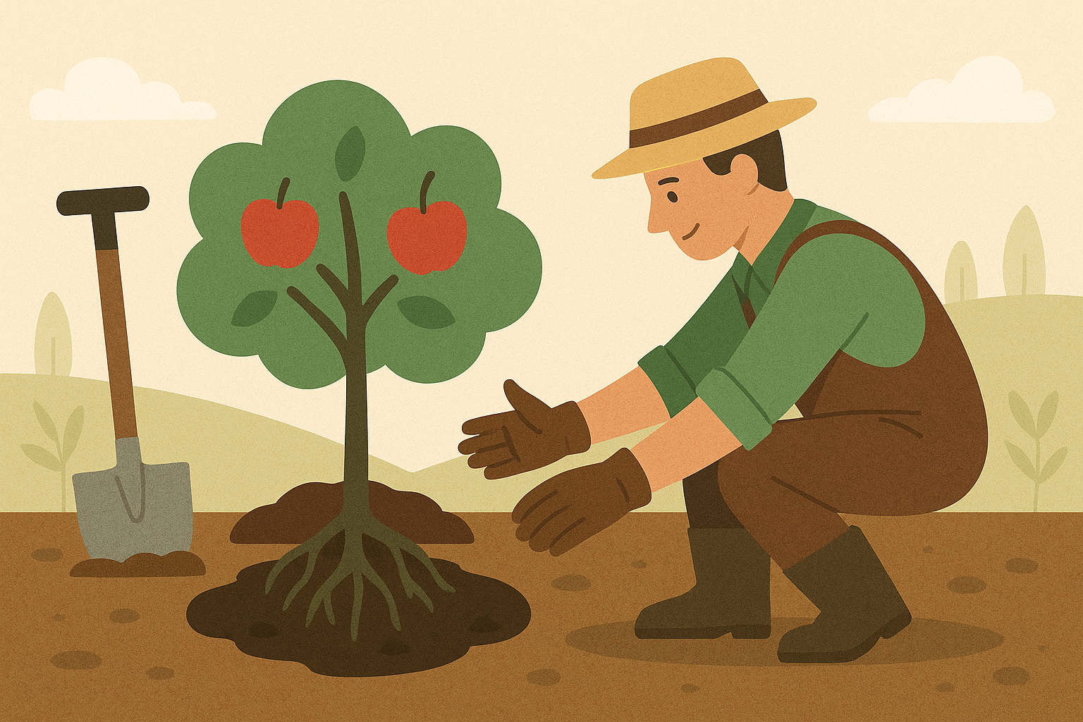 Sadzenie drzew owocowych – kiedy i jak to robić jesienią?